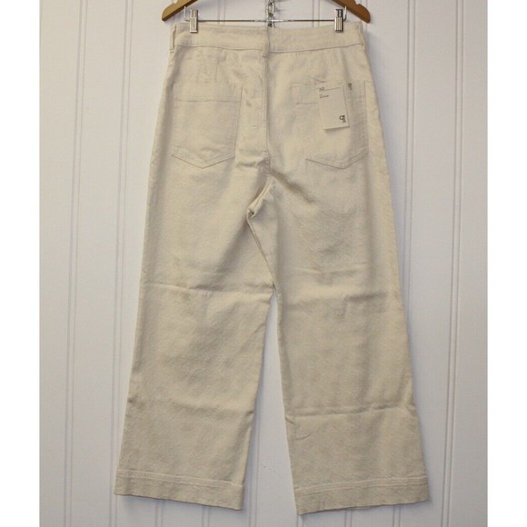 Anthropologie The Skipper High-Rise Crop Wide-Leg Jeans by‎ Pilcro Size 32 $168 - Picture 12 of 16